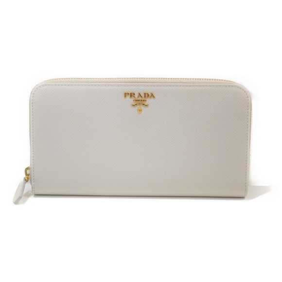 Prada Handbags - Prada Long Wallet Leather White